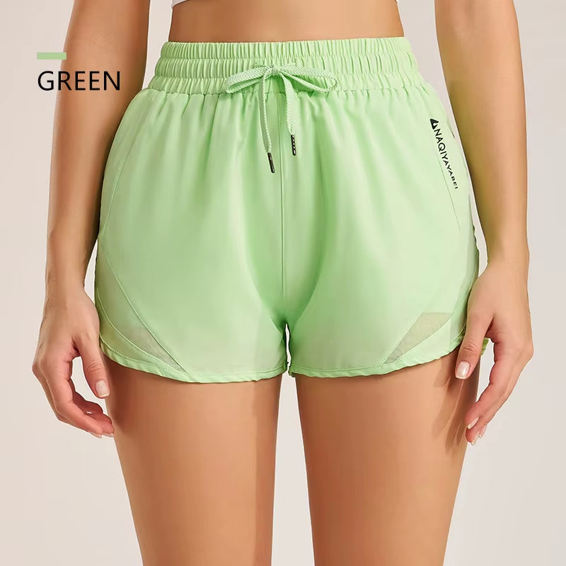 Women Sportswear Yoga Shorts Bottoms Running Shorts Gym Fitness Activewear Workout Gym Wear Ropa Deportiva Mujer