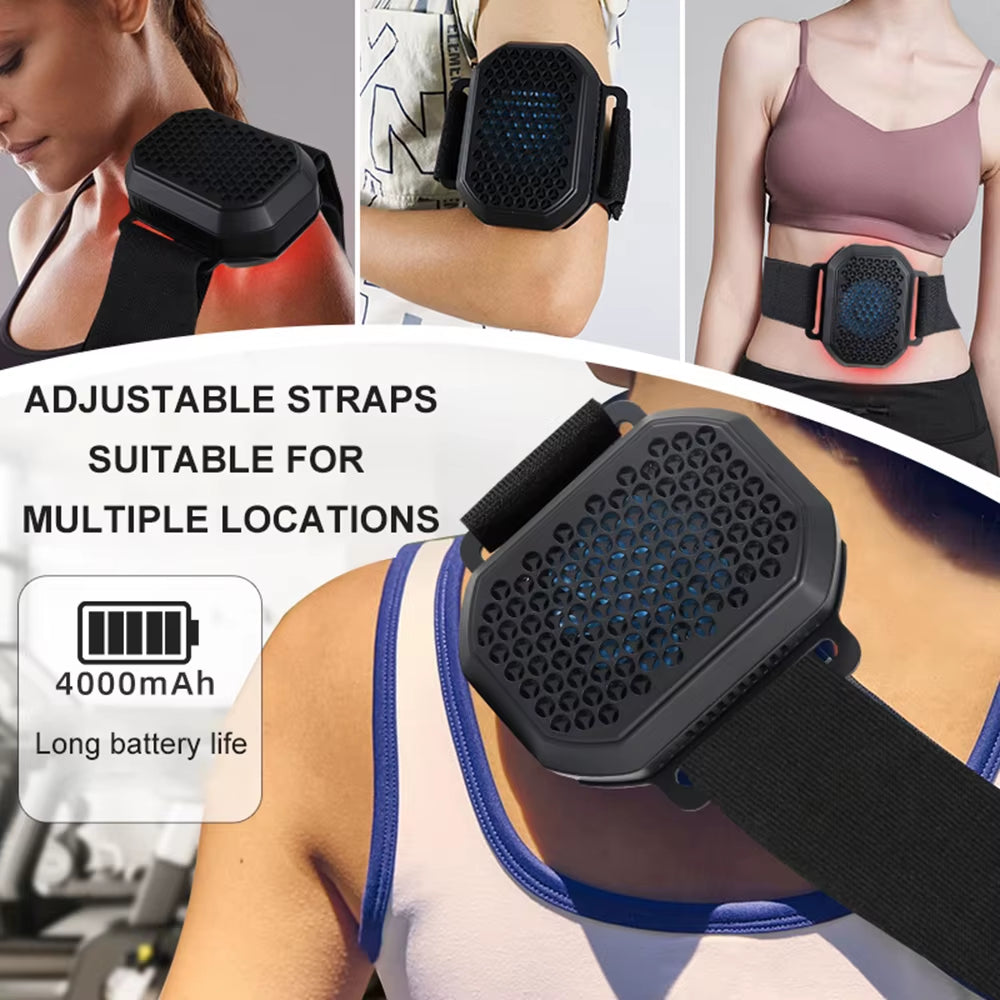 NEW Red&Blue Light Heat Cold Therapy Machine Instant Hot and Cold Therapy for Targeted Pain Relief Rechargeable Portable Device