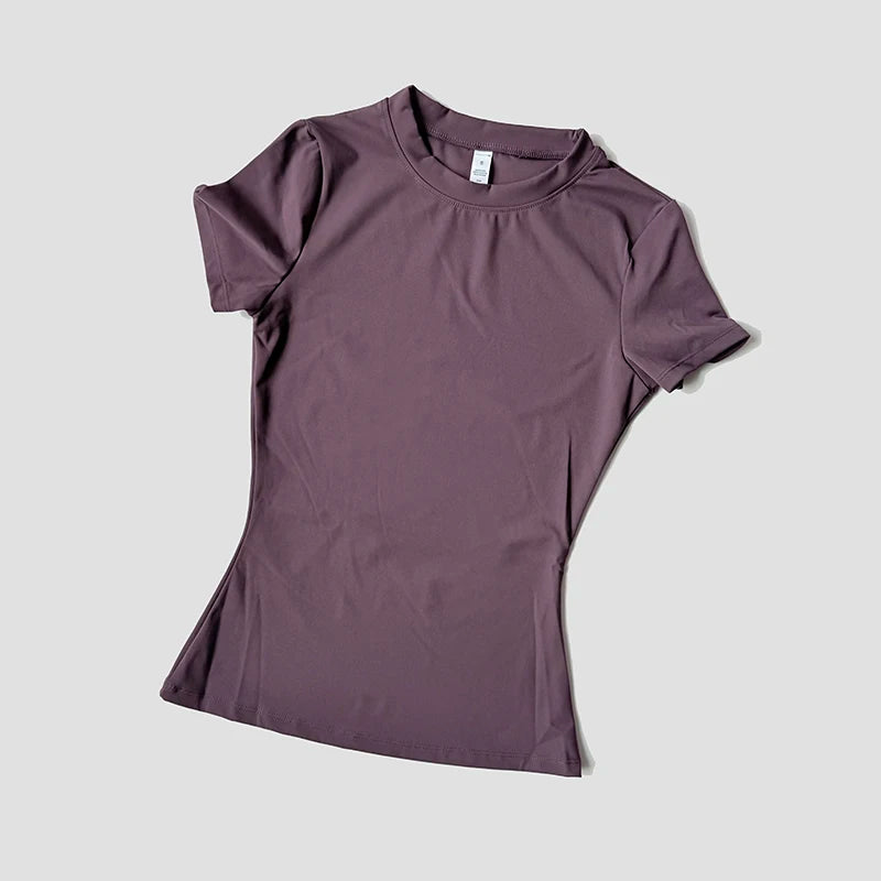 Women Yoga Top Seamless Sport T Shirts Fitness Clothes Short Sleeve Yoga Shirt Gym Top Running Active Wear