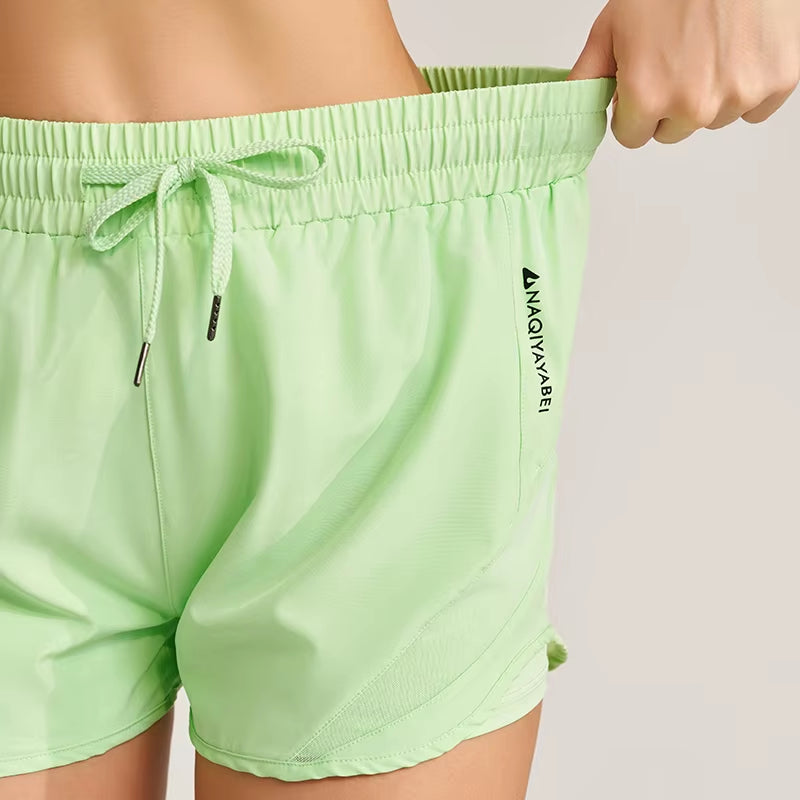 Women Sportswear Yoga Shorts Bottoms Running Shorts Gym Fitness Activewear Workout Gym Wear Ropa Deportiva Mujer