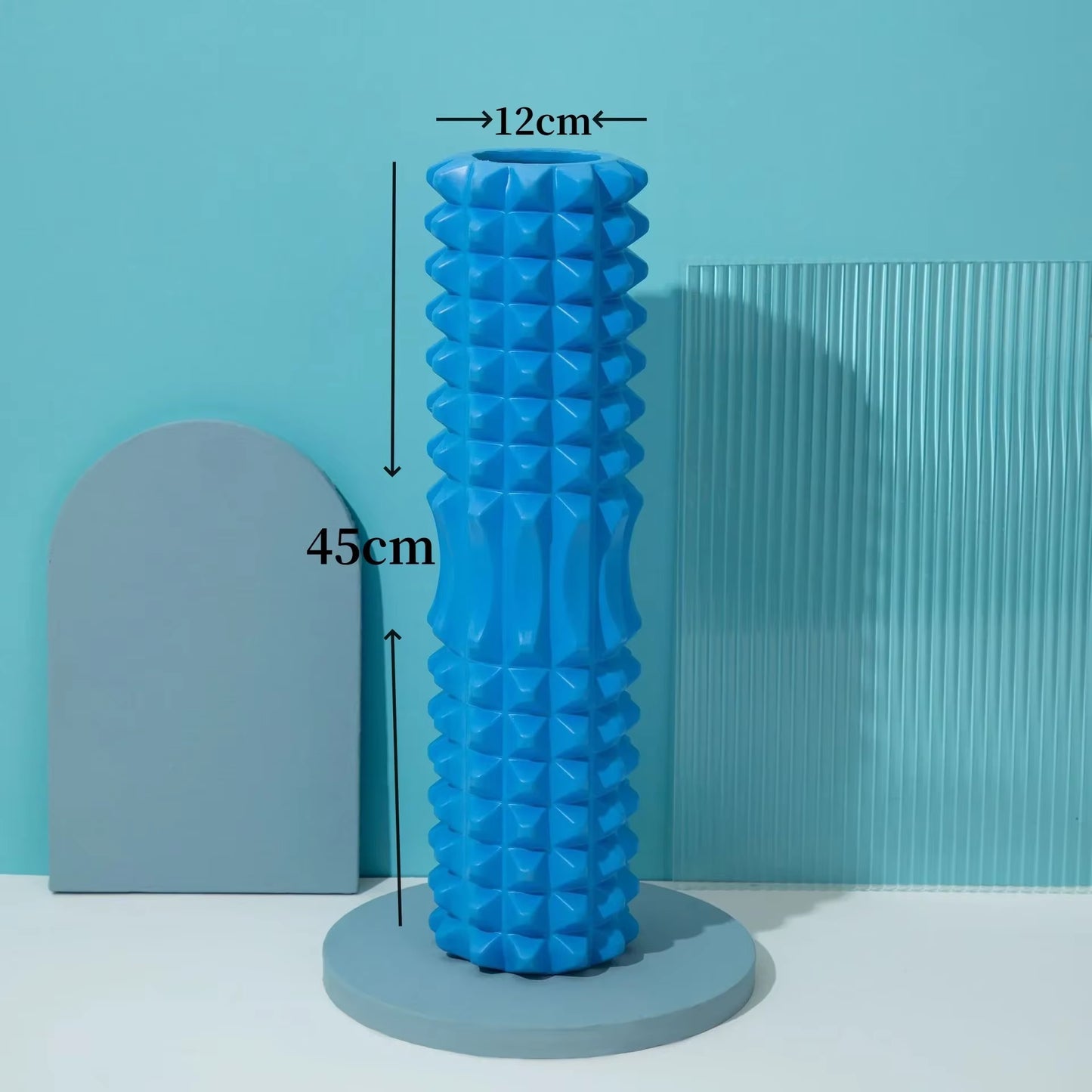 33/45Cm Three-Dimensional Dot Yoga Foam Roller Body Sculpting Home Gym Whole Body Muscle Massage Relaxer Sports Rehabilitation