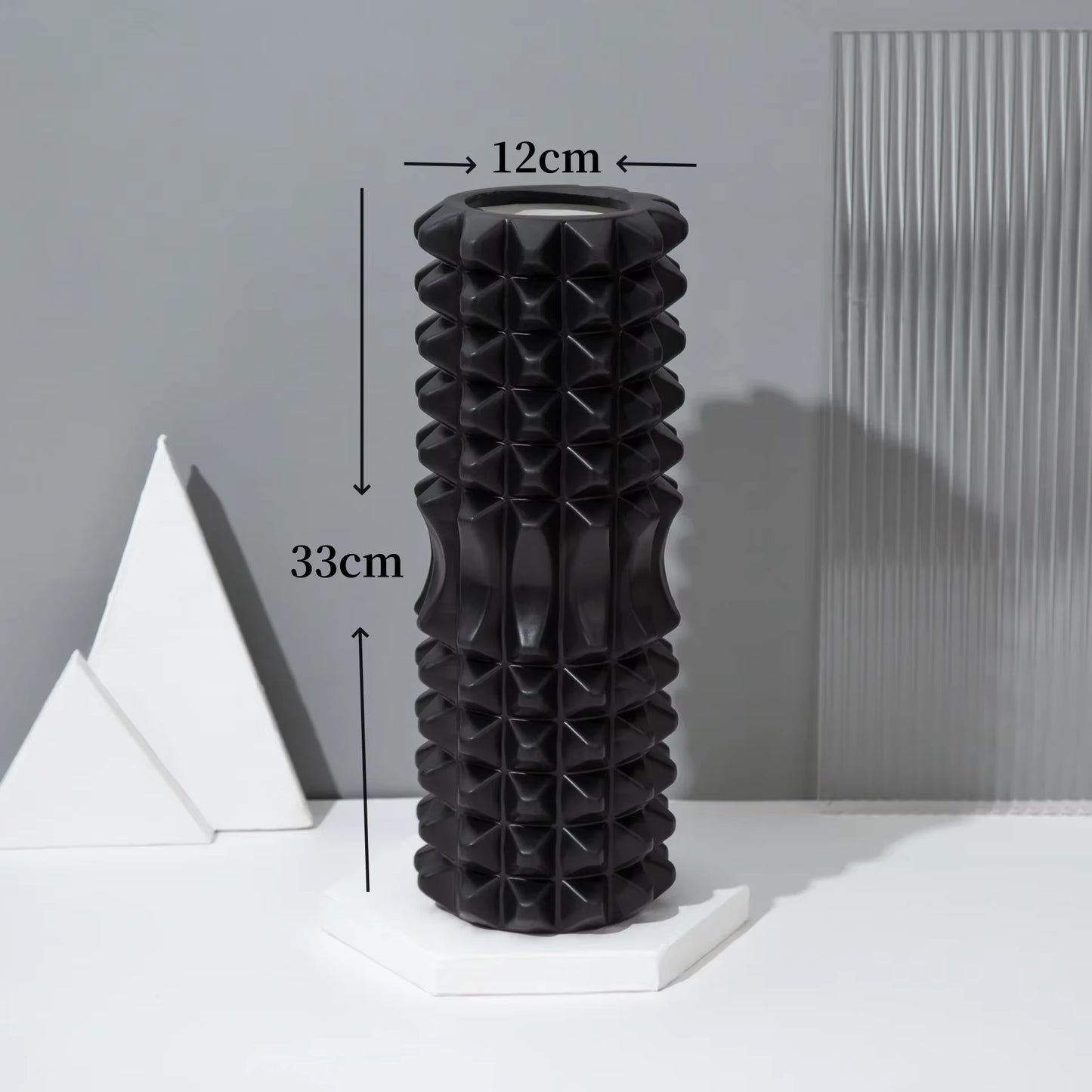 33/45Cm Three-Dimensional Dot Yoga Foam Roller Body Sculpting Home Gym Whole Body Muscle Massage Relaxer Sports Rehabilitation