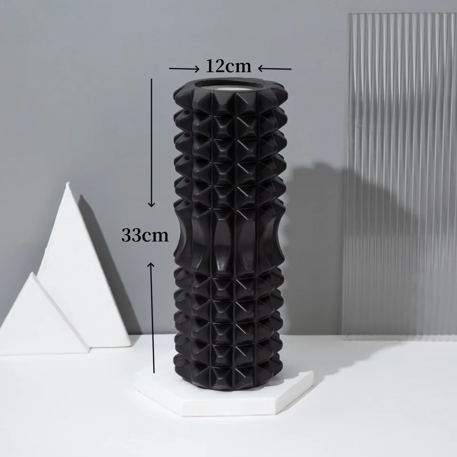 33/45Cm Three-Dimensional Dot Yoga Foam Roller Body Sculpting Home Gym Whole Body Muscle Massage Relaxer Sports Rehabilitation
