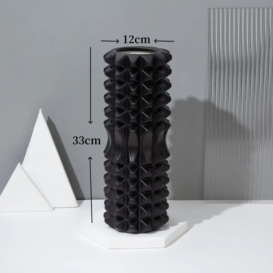 33/45Cm Three-Dimensional Dot Yoga Foam Roller Body Sculpting Home Gym Whole Body Muscle Massage Relaxer Sports Rehabilitation