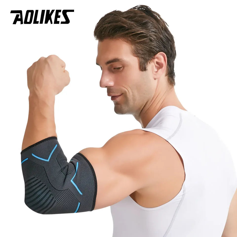 Elbow Brace Compression Sleeve,Arm Support Sleeves Forearm Pain Relief Pads Braces for Tendonitis,Tennis & Golfers Elbow