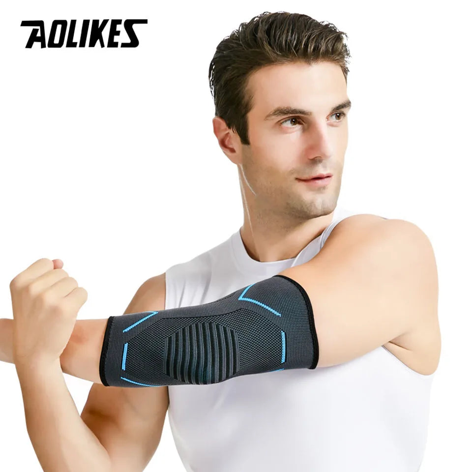 Elbow Brace Compression Sleeve,Arm Support Sleeves Forearm Pain Relief Pads Braces for Tendonitis,Tennis & Golfers Elbow