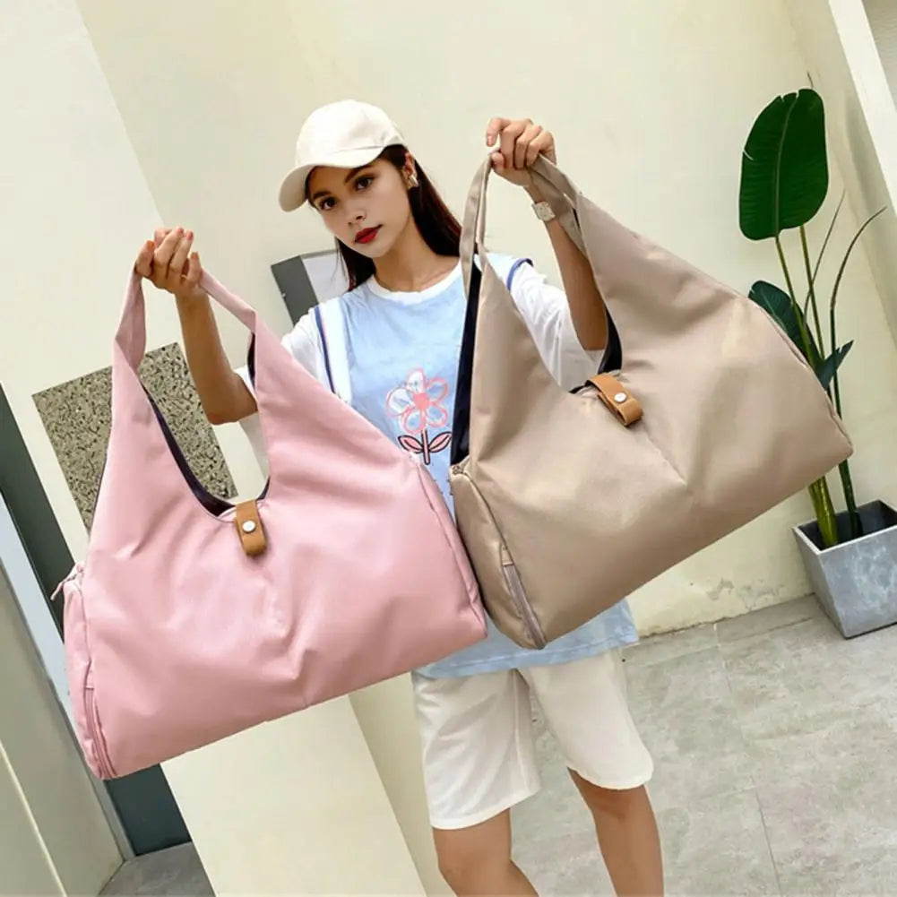 Women Yoga Mat Holder Bag Gym Sports Training Shoulder Bag Fitness Dance Travel Storage Bags Female Tote Dry Wet Handbags